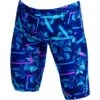 Funky Trunks Leaf Laser Mens Jammer - 4 (32) -Schwimmausrüstung Geschäft FT37M LEAF LASER 01