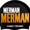Funky Trunks Golden Merman Silikon Badekappe -Schwimmausrüstung Geschäft FT99 GOLDEN MERMAN