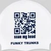 Funky Trunks Scan My Head Silikon Badekappe 2 Funky Trunks Scan My Head Silikon Badekappe -Schwimmausrüstung Geschäft FT99 SCAN MY HEAD