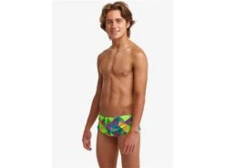 Funky Trunks Cross Bars Boys Badehose Sidewinder Trunks - 140 (24) -Schwimmausrüstung Geschäft FTS010B CROSS BARS 03