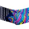 Funky Trunks Zorse Code Mens Badehose Sidewinder Trunks - 6 (36) -Schwimmausrüstung Geschäft FTS010M ZORSE CODE 01