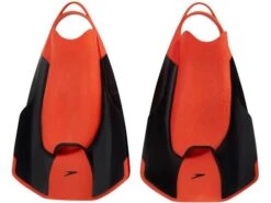 Speedo Fastskin Kick Fin Kurzflosse Schwimmflossen - Black/siren Red - 36-37