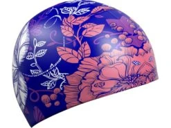 Mad Wave Fleur Silikon Badekappe - Violet