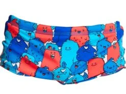 Funky Trunks Furry Friends Toddler Badehose Printed Trunk - 128 (6)