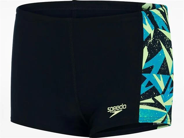 Speedo Hyperboom Jungen Aquashort Badehose Endurance10 - 116 Blue/green 2 Speedo Hyperboom Jungen Aquashort Badehose Endurance10 - 116 Blue/green
