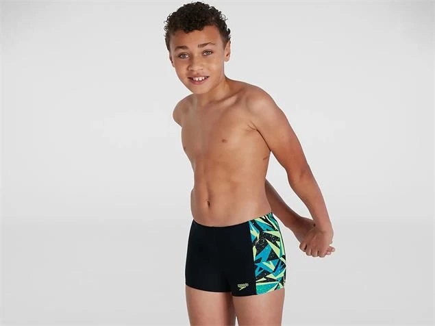 Speedo Hyperboom Jungen Aquashort Badehose Endurance10 - 116 Blue/green 3 Speedo Hyperboom Jungen Aquashort Badehose Endurance10 - 116 Blue/green – Bild 2