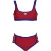 Arena Icons Top Schwimmbikini - 42 Burgundy/neon Blue