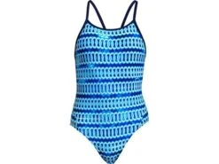 Funkita Jet Propulsion Girls Badeanzug Diamond Back - 164 (12)