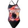 Speedo JungleBeast Placement Badeanzug Ribbonback - Endurance+ - 34 Black/orange -Schwimmausrüstung Geschäft JungleBeast20Placement20Badeanzug blackorangr 1