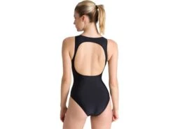 Arena Just Badeanzug O Back - 40 Shark/black/provenza -Schwimmausrüstung Geschäft Just20Badeanzug sharkblackprovn 5