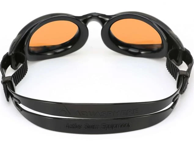 Aquasphere Kaiman Amber Schwimmbrille - Black 4 Aquasphere Kaiman Amber Schwimmbrille - Black – Bild 2