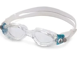 Aquasphere Kaiman Compact Clear Schwimmbrille - Transparent/turquoise