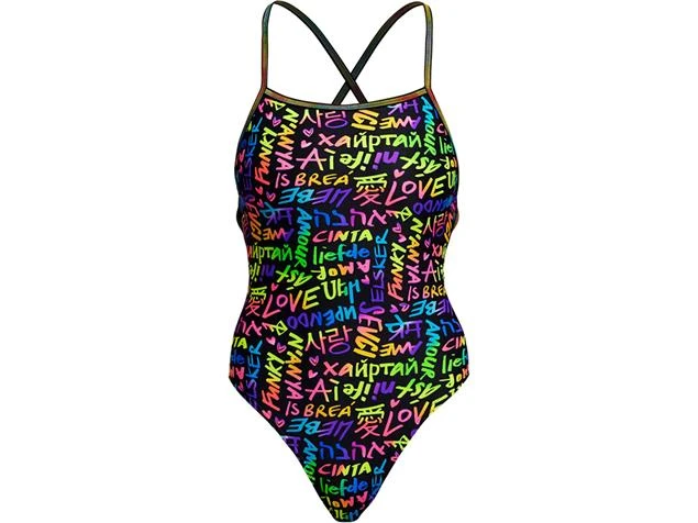 Funkita Love Funky Ladies Badeanzug Strapped In - 40 (14) 3 Funkita Love Funky Ladies Badeanzug Strapped In - 40 (14)