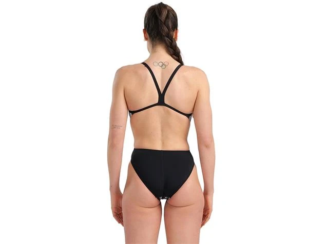Arena Marbled Badeanzug Challenge Back - 42 Black/black Multi 6 Arena Marbled Badeanzug Challenge Back - 42 Black/black Multi – Bild 4