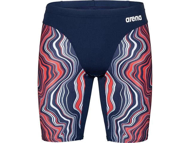 Arena Marbled Jammer Badehose - 3 Navy/red Multi 3 Arena Marbled Jammer Badehose - 3 Navy/red Multi