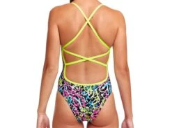 Funkita Messed Up Ladies Badeanzug Strapped In - 40 (14) -Schwimmausrüstung Geschäft Messed20Up20Ladies20Badeanzug strpin 2