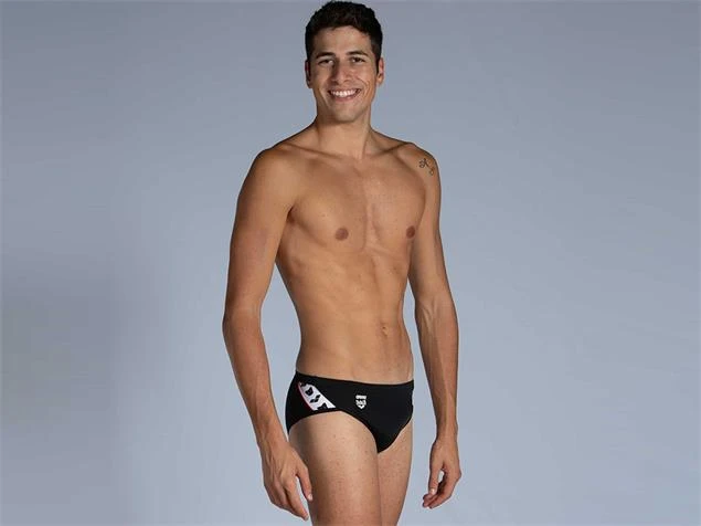Arena Mizu Brief Badehose - 3 Black/multi 3 Arena Mizu Brief Badehose - 3 Black/multi