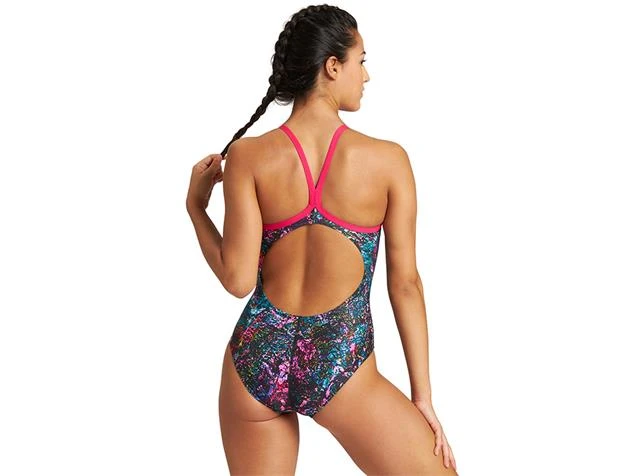 Arena Mountains Texture Badeanzug Light Drop Back - 34 Black/multi 6 Arena Mountains Texture Badeanzug Light Drop Back - 34 Black/multi – Bild 4