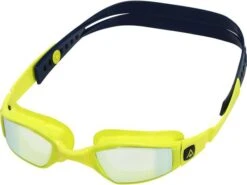 Aquasphere Ninja Mirror Yellow Schwimmbrille - Bright Yellow/navy Blue