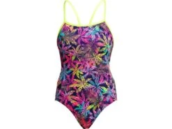 Funkita Palm Puppy Ladies Badeanzug Single Strap - 40 (14)