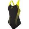 Speedo Placement Laneback Badeanzug Endurance+ - 36 Black/fluo Yellow 2 Speedo Placement Laneback Badeanzug Endurance+ - 36 Black/fluo Yellow -Schwimmausrüstung Geschäft Placement20Laneback20Badeanzug blackfluoyell 1