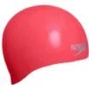Speedo Plain Moulded Silikon Badekappe - Red -Schwimmausrüstung Geschäft Plain20Moulded20Silikon20Badekappe20red