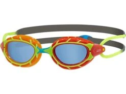 Zoggs Predator Junior Schwimmbrille Orange&red-grey&green/blue