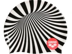 Arena Print 2 Silikon Badekappe - Crazy Illusion