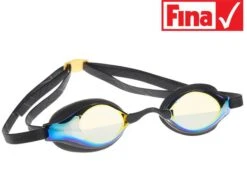 Mad Wave Record Breaker Mirror Schwimmbrille - Yellow