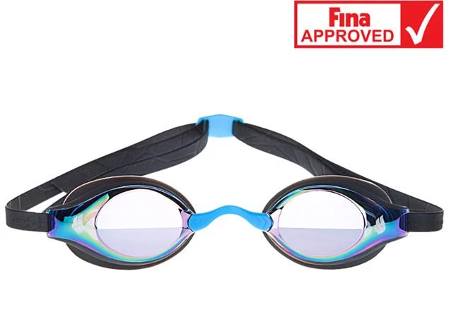 Mad Wave Record Breaker Rainbow Schwimmbrille - Black 4 Mad Wave Record Breaker Rainbow Schwimmbrille - Black – Bild 2