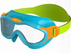 Speedo Sea Squad Mask Junior Schwimmbrille - Blue/green