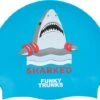 Funkita Sharked Silikon Badekappe -Schwimmausrüstung Geschäft Sharked20Silikon20Badekappe