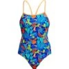 Funkita Slothed Ladies Badeanzug Single Strap - 34 (8) -Schwimmausrüstung Geschäft Slothed20Ladies20Badeanzug 1