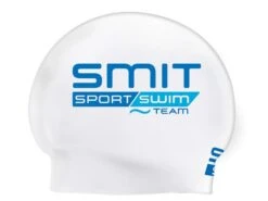 Smit Sport Swim Team Moulded Badekappe White