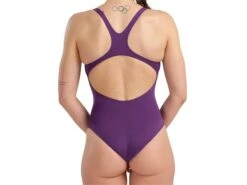 Arena Team Solid Badeanzug New Swim Pro Back - 44 Plum/white -Schwimmausrüstung Geschäft Solid20Badeanzug plmwhiteo 4