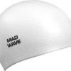 Mad Wave Solid Latex Badekappe White -Schwimmausrüstung Geschäft Solid20Latex20Badekappe20white