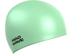 Mad Wave Solid Pastel Silikon Badekappe - Green
