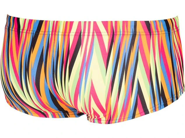 Arena Speed Stripes Low Waist Badehose - 3 Black/multi Orange 4 Arena Speed Stripes Low Waist Badehose - 3 Black/multi Orange – Bild 2