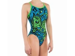 Mad Wave Swift Badeanzug - XS Turquoise/multi