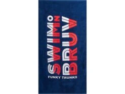 Funky Trunks Swim On Bruv Baumwoll Handtuch