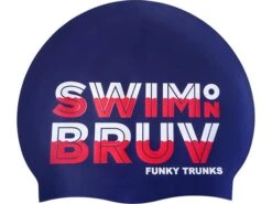 Funky Trunks Swim On Bruv Silikon Badekappe