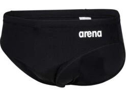 Arena Team Solid Brief Badehose 004773 - 3 Black/white