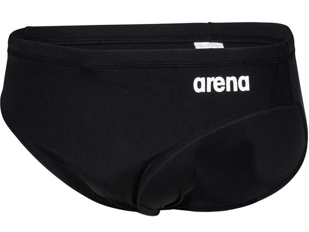 Arena Team Solid Brief Badehose 004773 - 3 Black/white 3 Arena Team Solid Brief Badehose 004773 - 3 Black/white