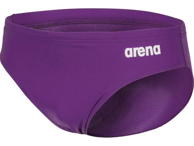 Arena Team Solid Brief Badehose - 6 Plum/white 3 Arena Team Solid Brief Badehose - 6 Plum/white