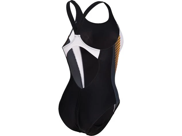 Arena Threefold Badeanzug New V Back - 42 Black/asphalt/white 4 Arena Threefold Badeanzug New V Back - 42 Black/asphalt/white – Bild 2