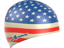 Mad Wave USA Silikon Badekappe Blue