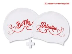 Lane One Be My Valentine Badekappen Set Wegen Dir Hab Ich Maximalpuls! -Schwimmausrüstung Geschäft V1V2 BK Zusammen1