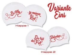 Lane One Be My Valentine Badekappen Set Du Bist Der "Pull" Zu Meinem "Kick"