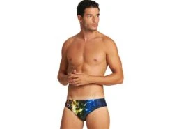 Arena Vibration Brief Badehose - 4 Black/multi -Schwimmausrüstung Geschäft Vibration20Brief20Badehose bkmultitota 3
