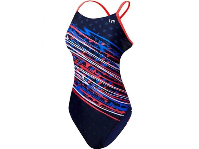 TYR Victorious Diamondfit Badeanzug Red/white/blue - 36 3 TYR Victorious Diamondfit Badeanzug Red/white/blue - 36